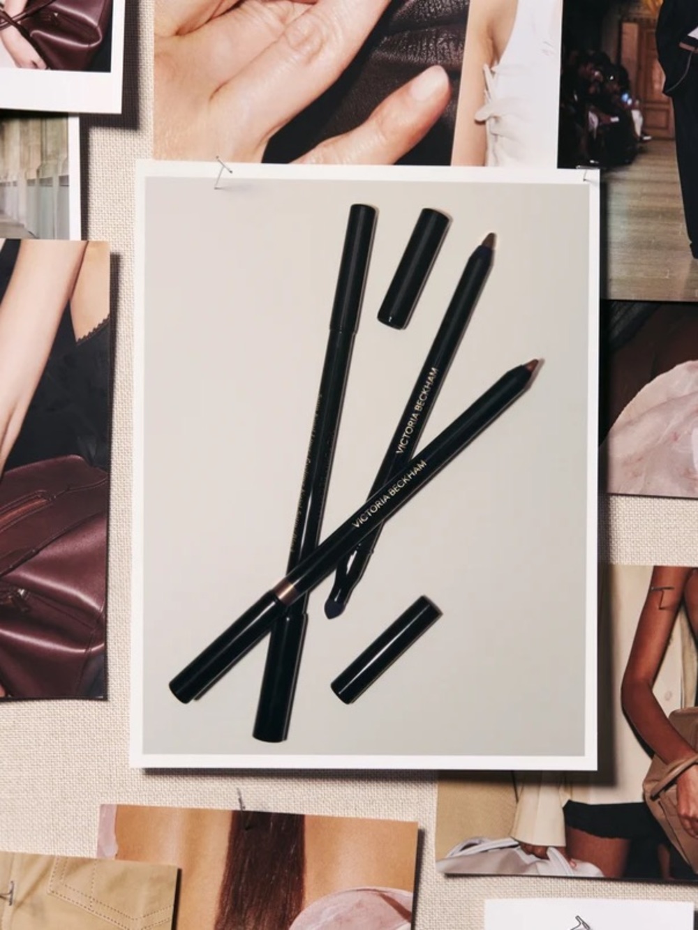 Bundle of Victoria Beckham Bronze Satin Kajal Eyeliner Bronze Smokey Quartz NEW